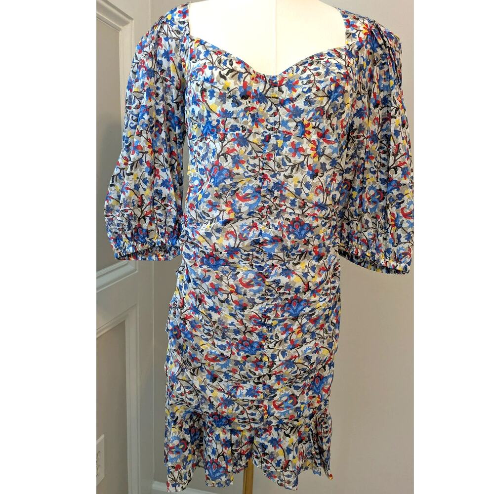 Isabel Marant Etoile Blue Spring Floral Dress